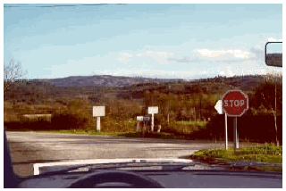 Imagem da pergunta: O que deve fazer perante um sinal de STOP?