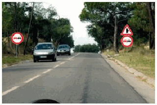 Imagem da pergunta: Perante o sinal vertical de forma triangular sei que no próximo entroncamento devo ceder a passagem aos veículos que se apresentem pela direita.