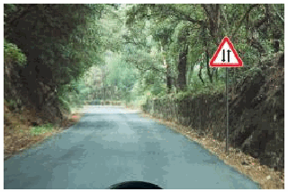 Imagem da pergunta: O sinal vertical indica-me que: